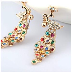 Peacock Earrings